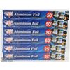 Image 1 : LOT OF 6 ROLLS OF ALUMINUM FOIL