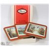 Image 1 : LOT OF 6 TRADITIONAL COASTERS BY PIMPERNEL
