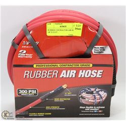 RUBBER CONTRACTOR AIR HOSE 3/8" X 25 FT