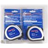 Image 1 : LOT OF 2 WESTWARD 25' TAPE MEASURES