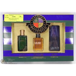 NEW ASPEN, JOVAN MUSK & GRAVITY AFTER SHAVE