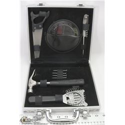 NEW PORTABLE STAINLESS STEEL BAR ACCESSORIES IN