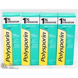 LOT OF 4 POLYSPORIN ANTI ITCH CREAM