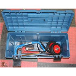 LARGE MASTERCRAFT TOOLBOX WITH CONTENTS.