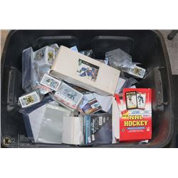 TOTE FULL OF POKEMON DECK BOXES, ASSORTED HOCKEY