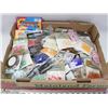 Image 1 : FLAT OF ASSORTED CRAFTING SUPPLIES