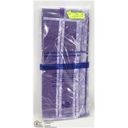 NEW LAVENDER PRINTED GARMENT BAG W/ JEWELRY