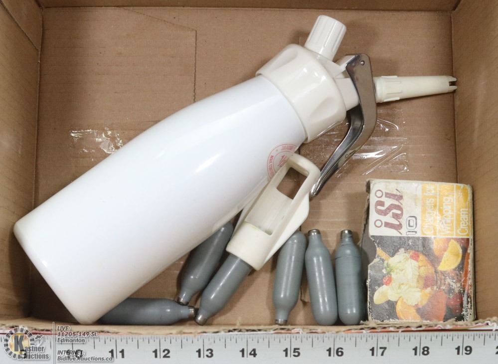 ISI AUSTRIAN CO2 WHIPPING CREAM DISPENSER CANISTE