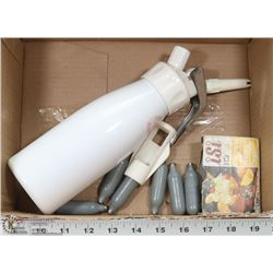 ISI  AUSTRIAN CO2 WHIPPING CREAM DISPENSER CANISTE