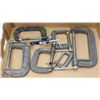 Image 1 : C-CLAMP LOT - 6 MASTERCRAFT, 1 OTHER