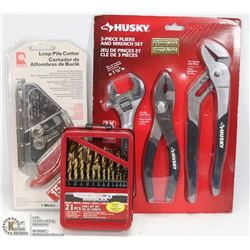 SET OF NEW ITEMS 3 PC PLIER
