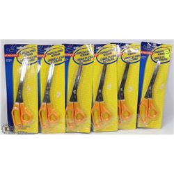 6 PAIRS OF SCISSORS