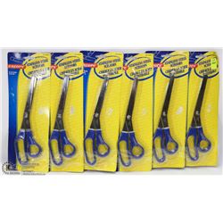 6 PAIRS OF SCISSORS