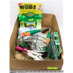 GARDENERS BOX LOT.