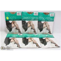 LOT OF 6 QUEEN SIZE PANTYHOSE