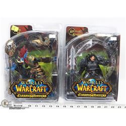 LOT OF TWO WORLD OF WARCRAFT ACTION FIGURES