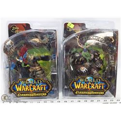 LOT OF TWO WORLD OF WARCRAFT ACTION FIGURES