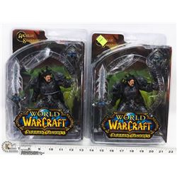 LOT OF TWO WORLD OF WARCRAFT ACTION FIGURES