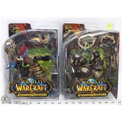 LOT OF TWO WORLD OF WARCRAFT ACTION FIGURES
