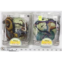LOT OF 2 MCFARLANE'S DRAGONS THE RISE OF MAN