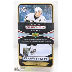 SEALED UPPERDECK 2006-2007 OVATION HOCKEY CARD TIN