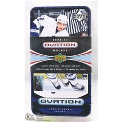 SEALED UPPERDECK 2006-2007 OVATION HOCKEY CARD TIN