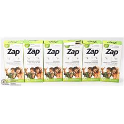 LOT OF 6 ZAP COMPLETE HEAD LICE TREATMENT