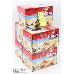 5 PACKS OF 12 FOLGERS KEURIG HOT KCUPS VANILLA