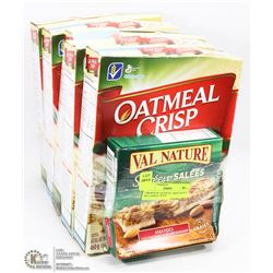 5 BOXES OF OATMEAL CRISP MAPLE NUT CEREAL WITH