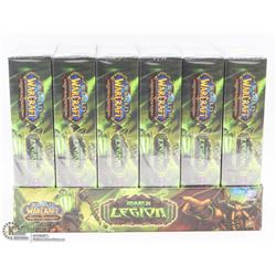 6 WORLD OF WARCRAFT TRADING CARD GAME MARCH OF