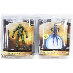 LOT OF TWO HALO 3 ACTION FIGURES BY MCFARLANE TOYS