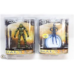 LOT OF TWO HALO 3 ACTION FIGURES BY MCFARLANE TOYS
