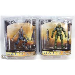 LOT OF TWO HALO 3 ACTION FIGURES BY MCFARLANE TOYS