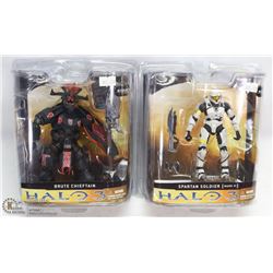 LOT OF TWO HALO 3 ACTION FIGURES BY MCFARLANE TOYS