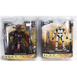 LOT OF TWO HALO 3 ACTION FIGURES BY MCFARLANE TOYS