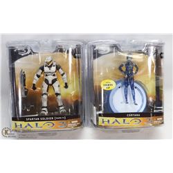 LOT OF TWO HALO 3 ACTION FIGURES BY MCFARLANE TOYS