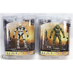 LOT OF TWO HALO 3 ACTION FIGURES BY MCFARLANE TOYS