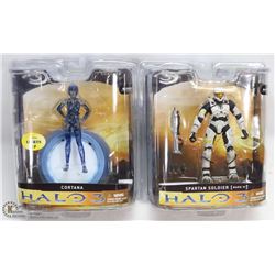 LOT OF TWO HALO 3 ACTION FIGURES BY MCFARLANE TOYS