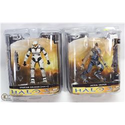 LOT OF TWO HALO 3 ACTION FIGURES BY MCFARLANE TOYS