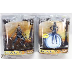 LOT OF TWO HALO 3 ACTION FIGURES BY MCFARLANE TOYS