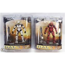 LOT OF TWO HALO 3 ACTION FIGURES BY MCFARLANE TOYS