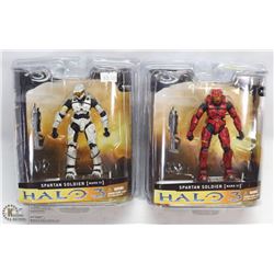 LOT OF TWO HALO 3 ACTION FIGURES BY MCFARLANE TOYS