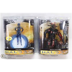 LOT OF TWO HALO 3 ACTION FIGURES BY MCFARLANE TOYS