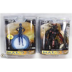 LOT OF TWO HALO 3 ACTION FIGURES BY MCFARLANE TOYS
