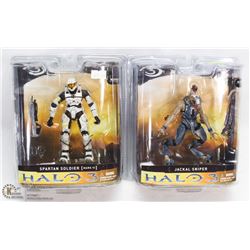 LOT OF TWO HALO 3 ACTION FIGURES BY MCFARLANE TOYS