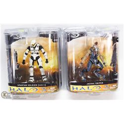 LOT OF TWO HALO 3 ACTION FIGURES BY MCFARLANE TOYS