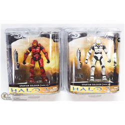 LOT OF TWO HALO 3 ACTION FIGURES BY MCFARLANE TOYS