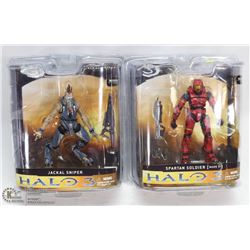 LOT OF TWO HALO 3 ACTION FIGURES BY MCFARLANE TOYS