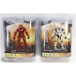LOT OF TWO HALO 3 ACTION FIGURES BY MCFARLANE TOYS