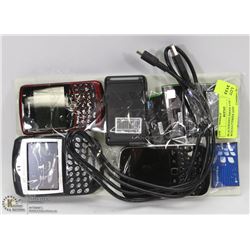 BLACKBERRY PHONE 4 OF THEM WITH BATTERIES AND